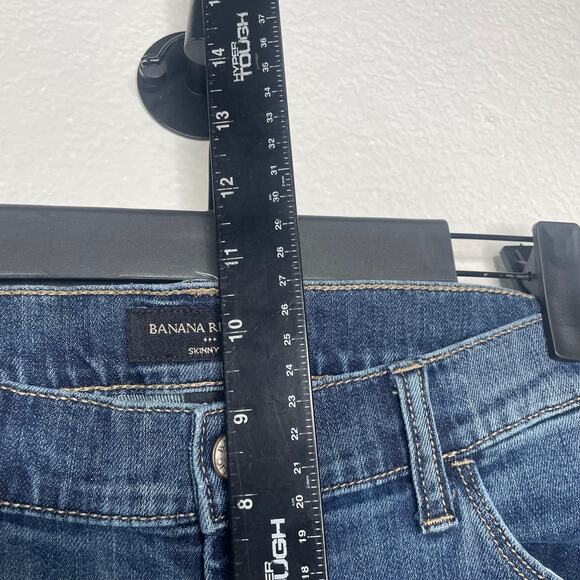 Banana Republic Womens Jeans Size 32 Denim Blue Skinny Fit Mid Rise Medium Wash - Picture 7 of 12